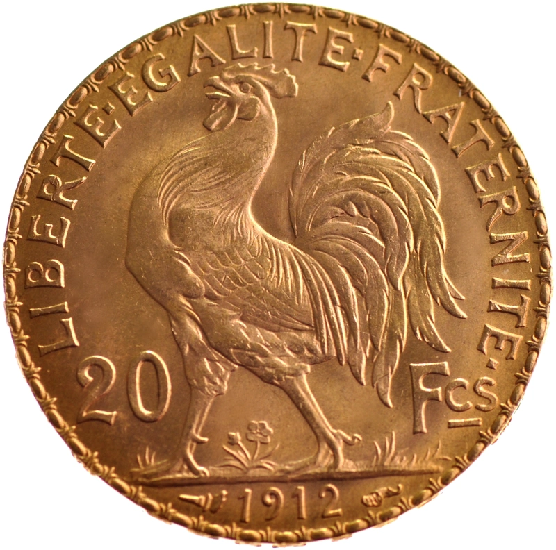 Pièce 20 Francs Or Marianne Coq Notre Choix