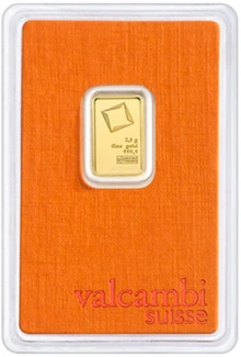 Lingot d'Or 2,5g Valcambi