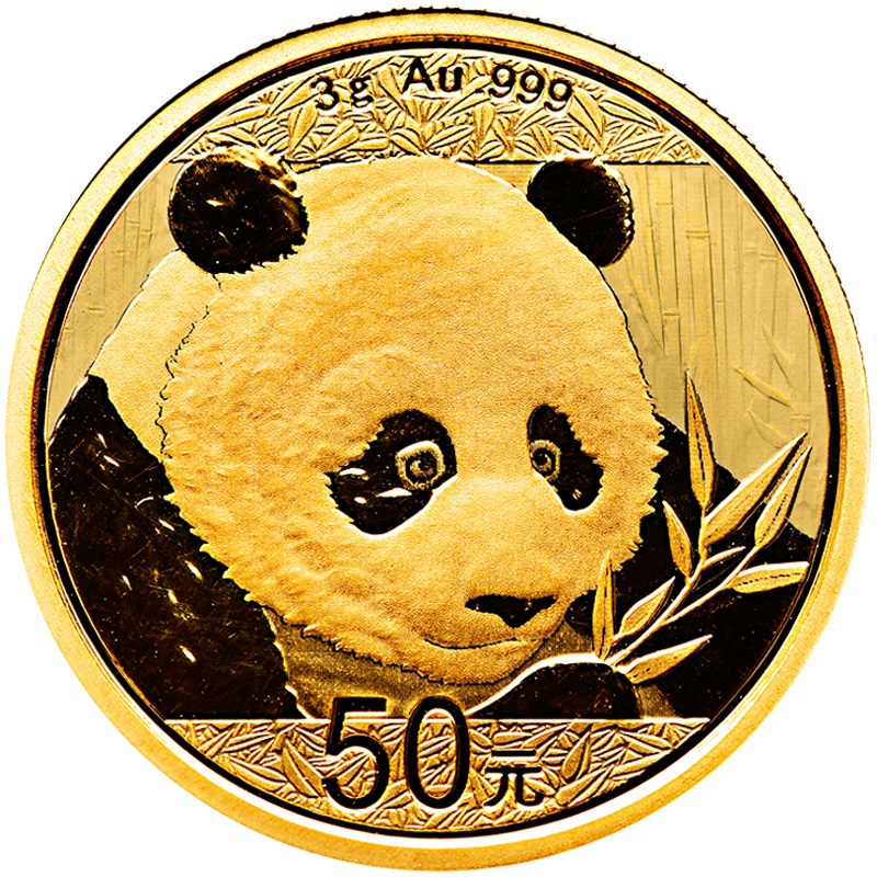 2018 3g Gold Chinese Panda Coin