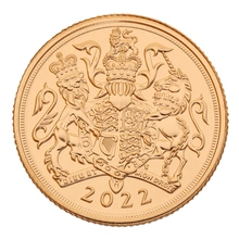 Pièce Souverain Or 2022 Jubilé de Platine MS70 Ngc