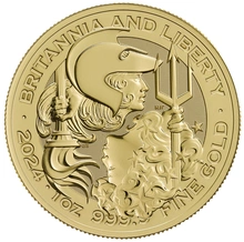 Pièce Britannia & Liberty Or 1 Once 2024