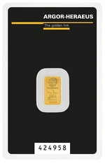 Lingot d'Or 1g Argor-Heraeus