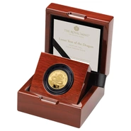 Pièce Royal Mint Lunar Or 1/4 Once 2024 Année du Dragon en Boîte