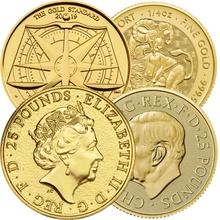 Pièce Royal Mint Or 1/4 Once Beast, Lunar Ou les Armoiries Royales Notre Choix