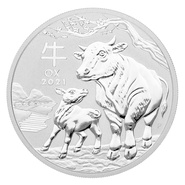 Collection Perth Mint Lunar de 1 once en argent - 2021 Année du Bœuf