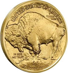 Pièce 50 Dollars Or American Buffalo 1 Once 2026
