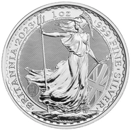 Pièce Britannia Argent 1 Once 2023 Charles III