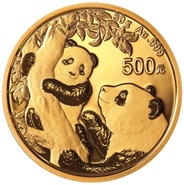 Panda en or de 30 grammes - 2021