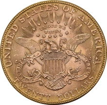 Pièce 20 Dollars Or Us 1907 Double Eagle Liberty