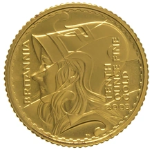 Pièce Britannia Or 1/10 Once 2003 BE
