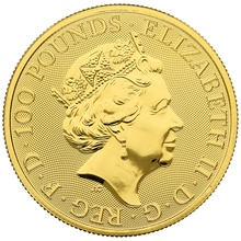 Collection Royal Mint Queen's Beasts Or 1 Once 2021 le Lévrier Blanc de Richmond