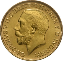 Pièce Souverain Or 1912