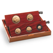 Ecrin de Collection de 5 Souverains Or 2015