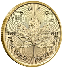 Pièce Maple Leaf Or 1/20 Once 2026