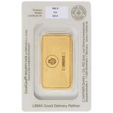 Lingot d'Or 1 Once C. Hafner