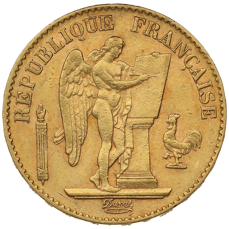20 Francs Or Génie 3ème République 1894 A