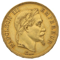 Pièce 100 Francs Or Napoléon III Tête Laurée