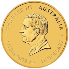 Pièce Perth Mint Lunar Or 1/10 Once 2025 Année du Serpent