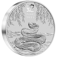 Pièce Perth Mint Lunar Argent 1 Kilo 2025 Année du Serpent