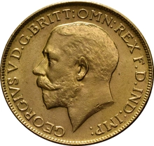 Pièce Souverain Or 1918 Georges V I
