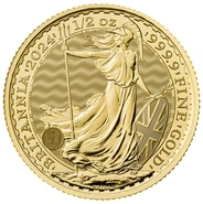 Pièce Britannia Or 1/2 Once 2024