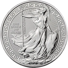 Pièce Britannia Argent 1 Once 2018 Bordure Orientale