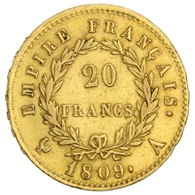 Pièce 20 Francs Or 1809 Napoléon I A