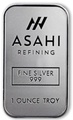 Lingot d'argent de 1 once - Asahi