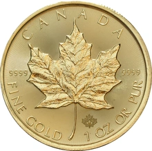 Pièce Maple Leaf Or 1 Once 2017