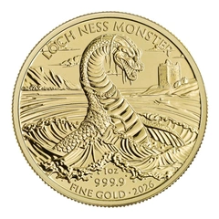 2026 Pieces d'or 1oz Legendary Creatures Lochness Coin