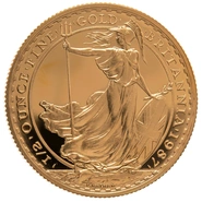 Pièce Britannia Or 1/2 Once 1987 BE