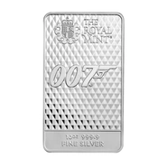 Lingot d'Argent 10 Onces James Bond 007 les Diamants Sont Éternels