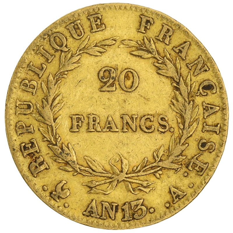 Pièce 20 Francs Or AN13 Napoléon I A