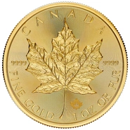 Pièce Maple Leaf Or 1 Once 2025
