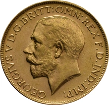 Pièce Souverain Or 1928 Georges V SA