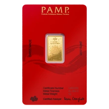 2025 Lingot or PAMP 5gr année du serpent