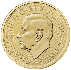 Pièce Britannia Or 1 Once 2023 Charles III