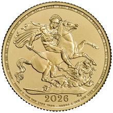 Pièce Souverain Or 2026