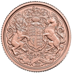 Pièce Quart Souverain Or 2022 Commémorative Elisabeth II