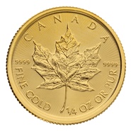 Maple Leaf Or 1/4 Once 2022