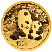 Pièce Panda Or 8g 2024