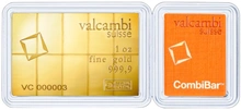 Lingot d'Or 1 Once (10 x 1/10 Ounce) Valcambi Combibar 