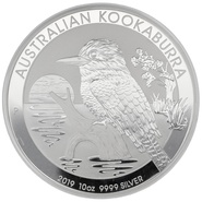 Kookaburra en argent de 10 onces  - 2019