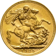 Pièce Souverain Or 1925 (M)