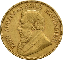 Pièce 1 Pond Or Afrique du Sud 1898