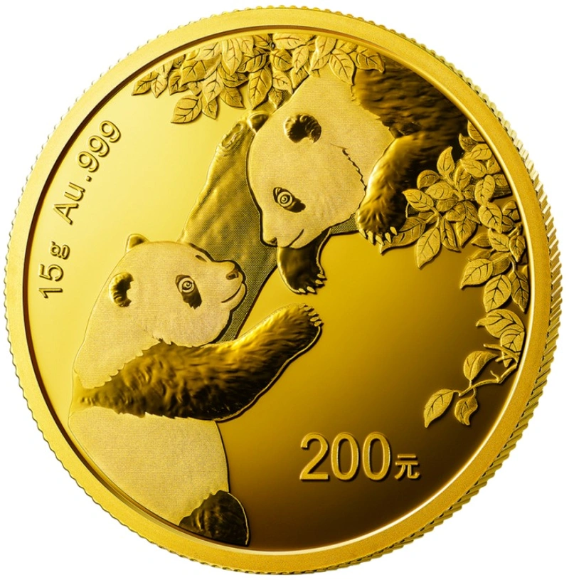 Pièce Panda Or 15g 2023