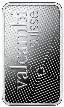 Lingot d'Argent 1 Once Valcambi