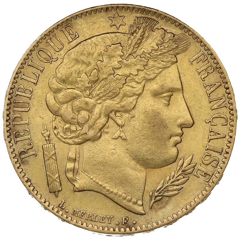 20 Francs Or 1850 Cérès