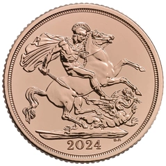 Pièce Souverain Or 2024