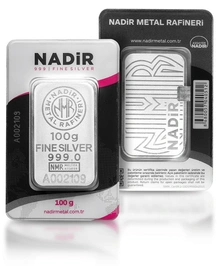 Lingot d'Argent 100g Nadir